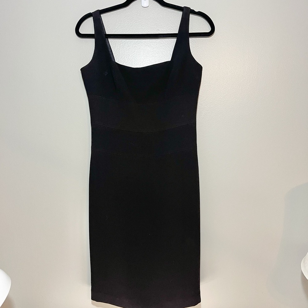 Ralph Lauren Women's Black Sleeveless Sheath Cocktail Dress Knee‎ Length 6